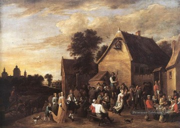 Kermess Flamand 1652 David Teniers le Jeune Peinture à l'huile